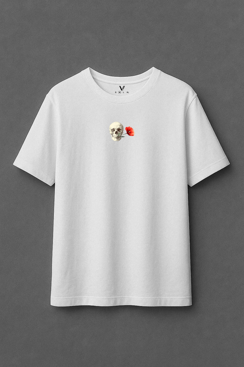 Floral Skull - Oversize T-Shirt