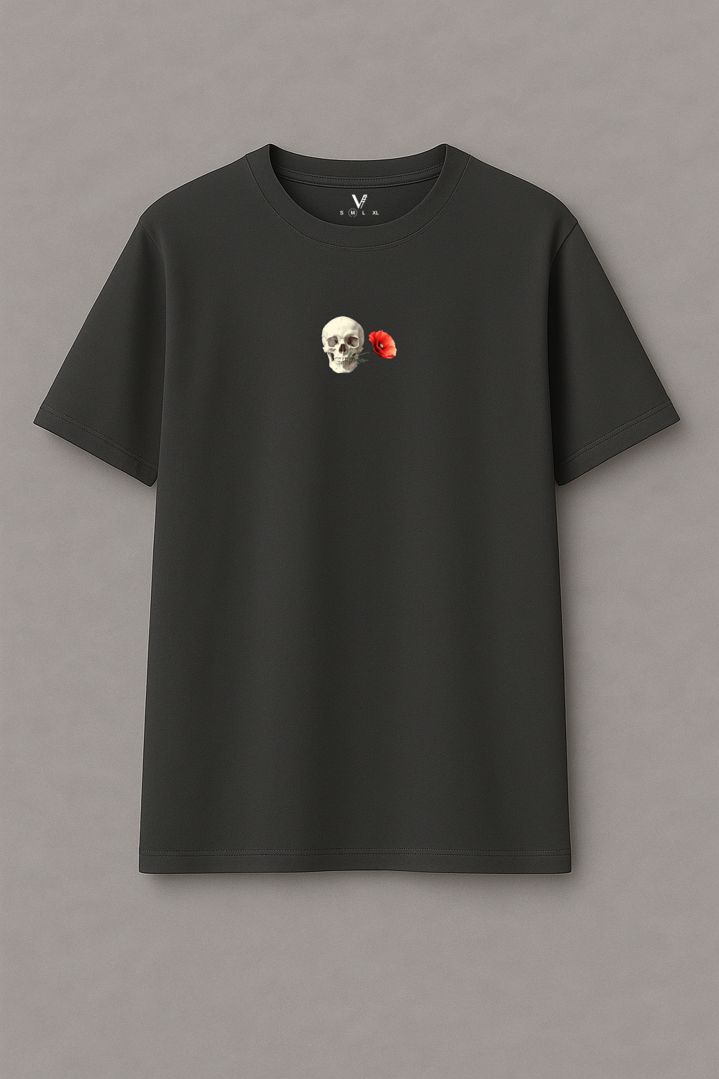 Floral Skull - Oversize T-Shirt