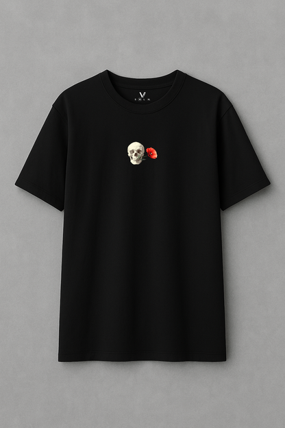 Floral Skull - Oversize T-Shirt